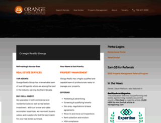 orangerealtygroup.com screenshot