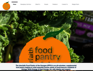 orangesfoodpantry.org screenshot
