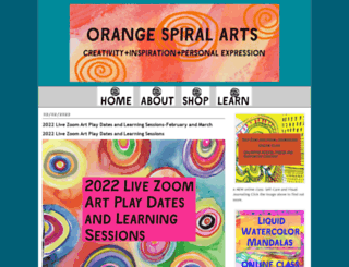 orangespiralarts.com screenshot