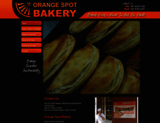 orangespotbakery.com.au screenshot