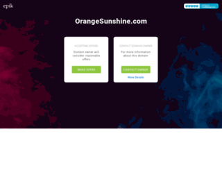 orangesunshine.com screenshot