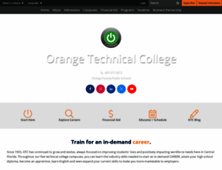 orangetechcollege.net screenshot