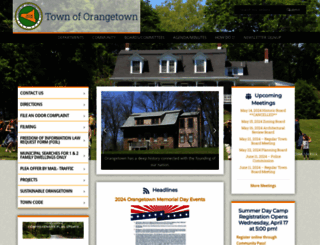 orangetown.com screenshot