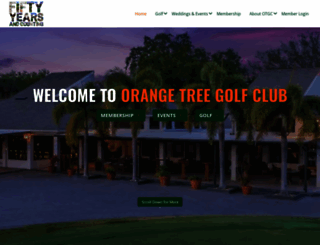 orangetreegolfclub.com screenshot
