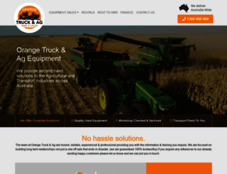orangetrucksales.com.au screenshot