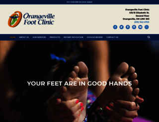 orangevillefootclinic.com screenshot