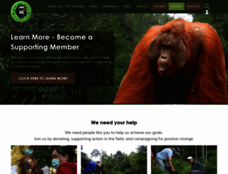 orangutanrepublik.org screenshot