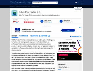 orbis-pro-trader.software.informer.com screenshot