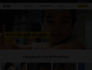 orbis.org.uk screenshot