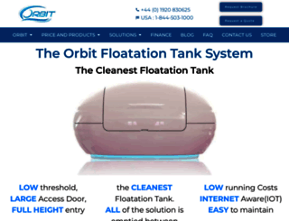 orbit-float.com screenshot
