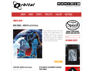 orbitalcomics.com screenshot