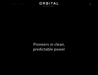 orbitalmarine.com screenshot