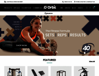 orbitfitness.com.au screenshot