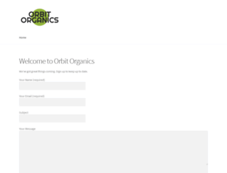 orbitorganic.com screenshot