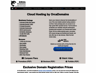 orcadomains.com screenshot