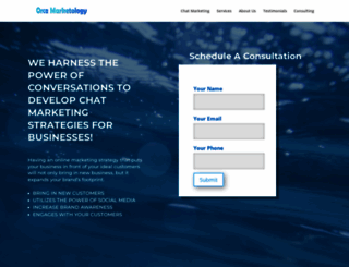orcamarketology.com screenshot