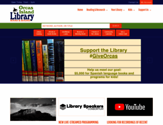 orcaslibrary.org screenshot