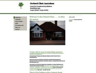 orchardclinic-amersham.co.uk screenshot