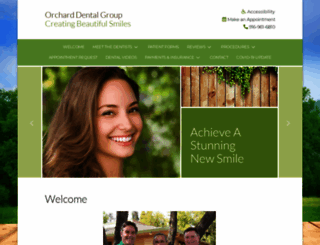 orcharddentalgroup.net screenshot