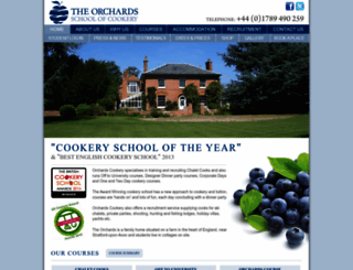 orchardscookery.co.uk screenshot