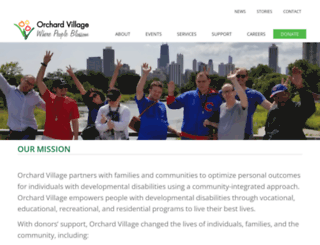 orchardvillage.org screenshot