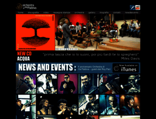orchestradiviapadova.com screenshot