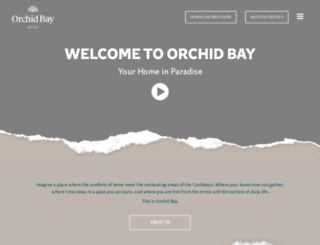 orchidbaybelize.com screenshot