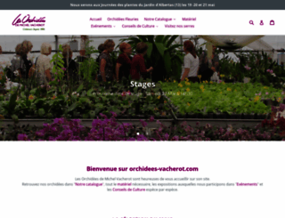 orchidees-vacherot.com screenshot