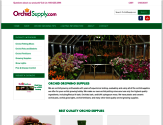 orchidsupply.com screenshot