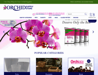 orchidsupplystore.com screenshot