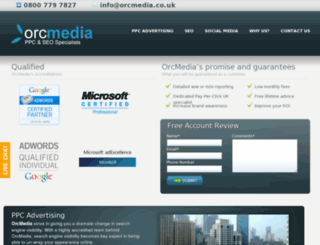 orcmedia.co.uk screenshot