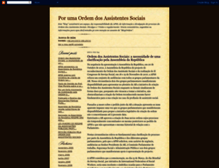 ordemassistentessociais.blogspot.com screenshot
