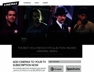 order.cinemax.com screenshot