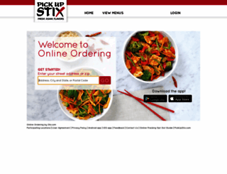 order.pickupstix.com screenshot