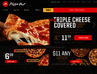 order.pizzahut.com screenshot