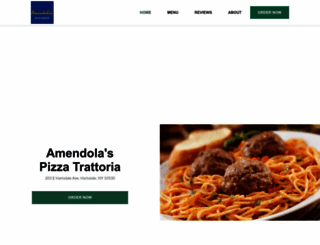 orderamendolaspizza.com screenshot