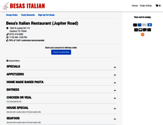 orderbesasitalian.com screenshot