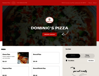 orderdominicspizza.com screenshot
