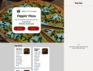 orderflippinpizza.com screenshot
