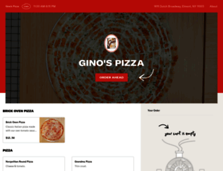 orderginospizza.com screenshot