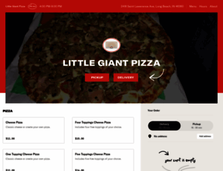 orderlittlegiantpizza.com screenshot