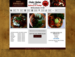 orderlostrespotrillos.com screenshot