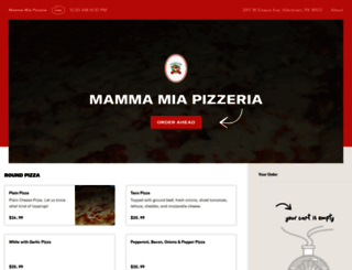 ordermammamiapizzeria.com screenshot