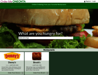 ordermeoneonta.com screenshot