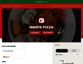 ordernikospizza.com screenshot