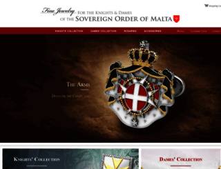 orderofmaltajewelry.com screenshot