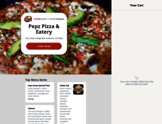 orderpepzpizza.com screenshot