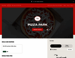 orderpizzapark.com screenshot