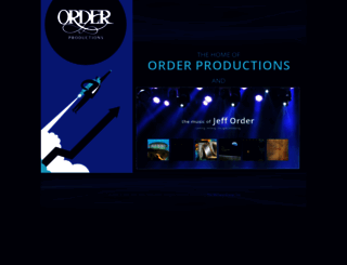 orderproductions.com screenshot