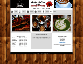 orderredpipecafe.com screenshot